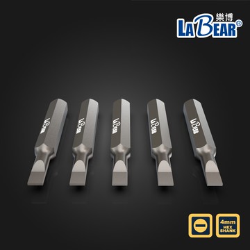 【LaBear】4mm 精密一字起子頭 28mm 一字精密批頭 精密螺絲刀配件 台灣製