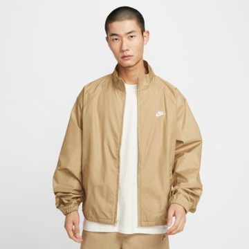 NIKE 外套 男 運動立領外套 防潑水 AS M NK CLUB ROSCOE FZ JKT 焦糖棕 HV1140-297  (2S4822)