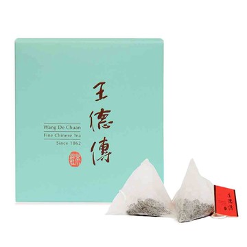 梔香烏龍三角立體茶包10入-王德傳
