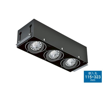 MR16-6Wx3 無邊框盒燈 (精準開孔) F28-LG-3233