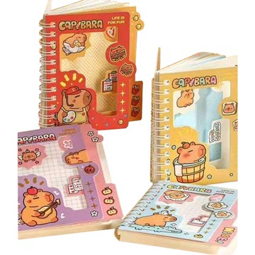 卡比日記100K鏤空線圈本 A0929 (款式隨機出貨)