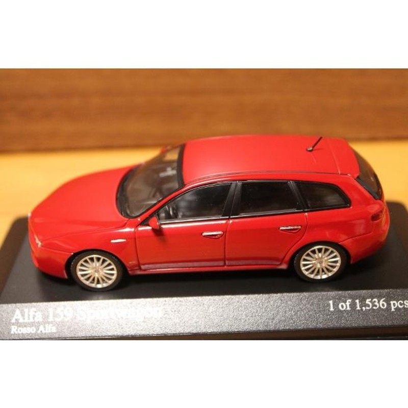 ＭＩＮＩＣＨＡＭＰＳ 1/43 アルファロメオ 159 スポーツワゴン 2006 レッド 400 120511 | LINEブランドカタログ