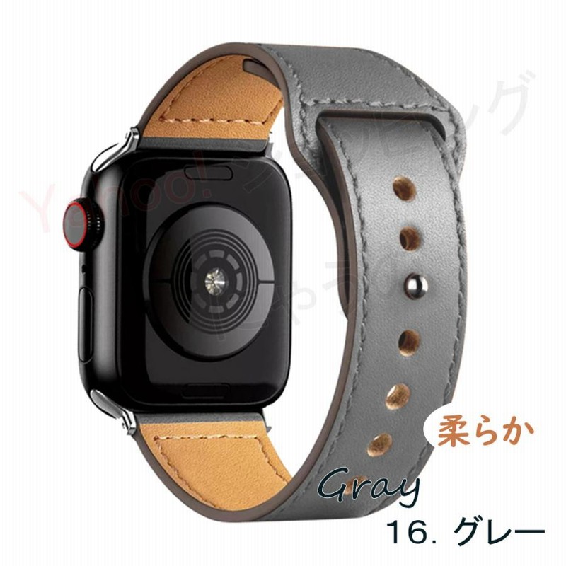 アップルウォッチ バンド レザー 革 Apple Watch 38 40 41mm 42 44