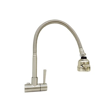 萬向304不鏽鋼三段出水壁式自由栓