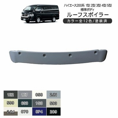 ハイエース200系 フルスムージングルーフスポイラー 標準