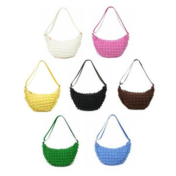 英國Kind Bag 鬆餅斜背包-奶油白/經典黑/萊姆黃/摩卡棕/活力粉/天空藍/大地綠