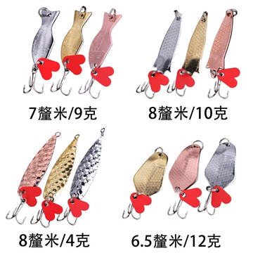 廣隆 馬口魚專殺亮片路亞餌海釣餌仿生餌釣魚路亞鐵片2 5g 3 5g 5g 配套裝亮片假餌馬口亮片 台灣樂天市場