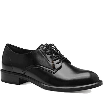 TAMARIS LACE-UP FORMAL SHOES BLACK MATT 黑色女款鞋子
