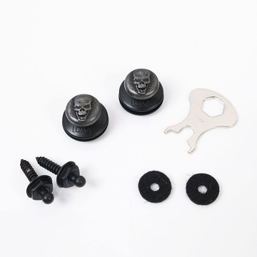 LOXX 德製吉他貝斯安全背帶釦 死亡骷髏 LOXX-E-SKULL