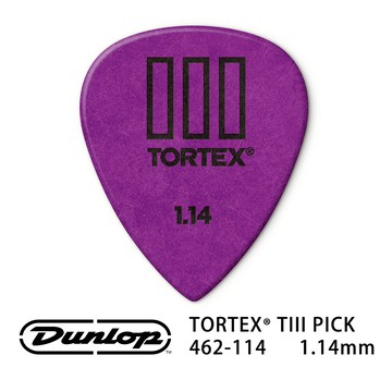 Jim Dunlop Tortex TIII 462R 1.14mm Pick (三片、十片組)【敦煌樂器】