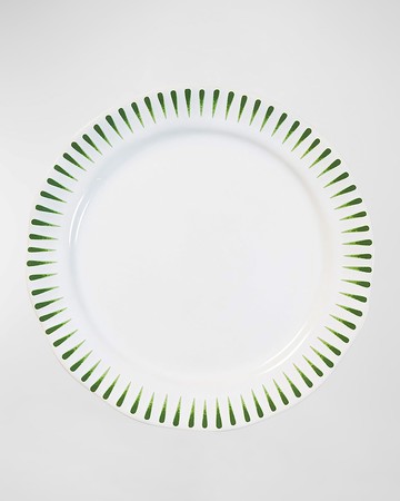 Sitio Stripe Basil Dessert/Salad Plate