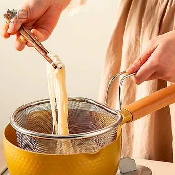 升級款 撈麵大漏勺【讀白-現貨附發票】煮麵勺 水餃勺 大漏勺 撈麵勺 過濾勺 火鍋漏勺 煮麵 漏網勺 漏勺 撈油渣 過濾