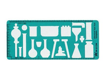 Life 徠福 TP-512A 化學符號定規 (73 x 171 x 0.8mm)【APP滿額下單4%點數(單一帳號最高1500點)】5/31止