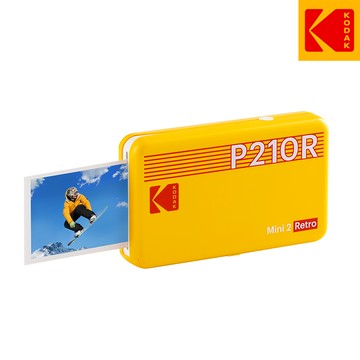 [KODAK 柯達] P210R 即可印口袋相印機(內附八張相紙)加贈30張相紙-黃