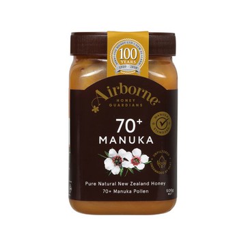 【紐西蘭Airborne艾爾邦】麥蘆卡蜂蜜500克 花粉含量70＋ _廠商直送