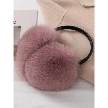 兒童女士秋冬狐貍毛保暖耳罩