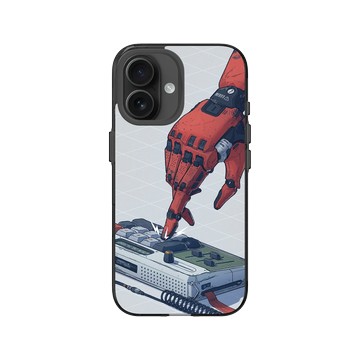 iPhone 16 Clear (相機按鈕) 酷墨灰 - Davey Perkins - MX-76