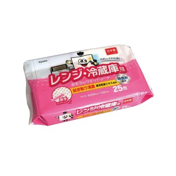 日本製 冰箱微波爐專用加厚濕紙巾