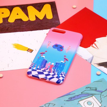 三時七有SENSECUE 原創設計插畫卡通潮酷iphone手機殼全包軟 幻舞