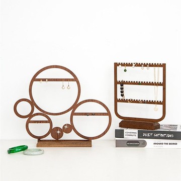 復古中國風首飾展示架飾品陳列架耳環項鏈珠寶店鋪攝影背景板道具 z7313