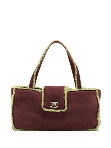 CHANEL Pre-Owned - 1998-1999 Mouton handbag - women - Sheepskin - One Size - Purple