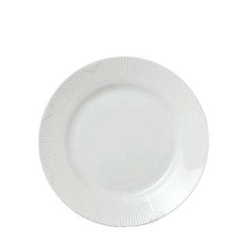 白色繽紛唐草 - 深盤24cm(本商品不提供破損保證)