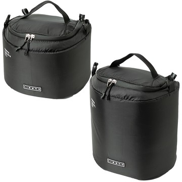 Libero Camden 保冷袋 D-Pack 防水拉鍊登山收納包 7L + 11L 套組  M + L  黑色 + 黑色