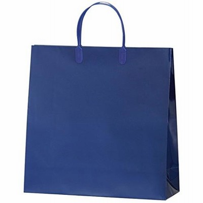 丸玉工業 紙袋 アクティブバッグ 手提げ袋 ミニサイズ 紺 10枚