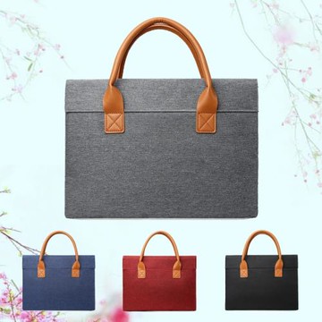 商務會議革手提公文包 跨境牛津布筆記本內膽電腦包定印做制logo