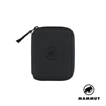 【Mammut】Seon Zip Wallet 休閒拉鍊短夾 黑色 #2810-00081