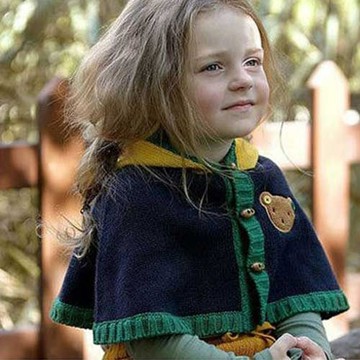 PS MALL學院風歐美風精靈帶帽連體斗篷披肩 斗篷帽子 3入