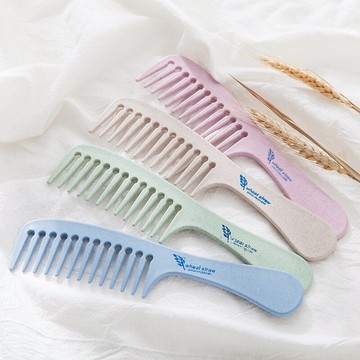 頭發梳子女卷發梳家用大尺寬齒塑料美發工具大卷長發濕發大齒梳子