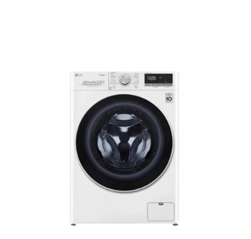 【LG 樂金】WD-S90VDW 9KG 蒸洗脫烘滾筒洗衣機-冰瓷白
