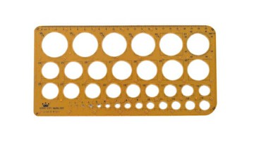 徠福 射出成型定規(凸點鉛筆、針筆兩用) / 片 KL-101【APP滿額下單10%點數(單一帳號最高5000點)】1/31止