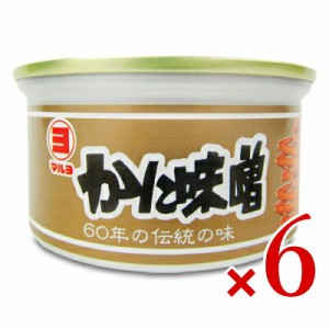 マルヨ食品 かに味噌 缶詰 100g × 6缶