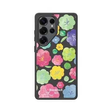 Galaxy S25 Ultra SolidSuit 黑 - Knock Knock A2Z - 彩繪花花調色盤