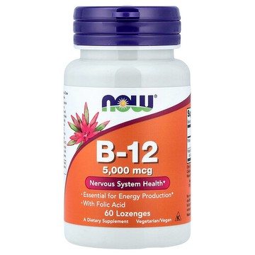NOW Foods, B-12，60 片
