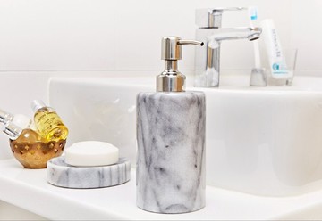 天然大理石乳液瓶(罐)   沐浴乳/洗髮精/洗手液