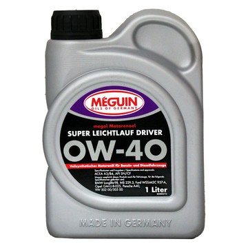 MEGUIN SUPER LEICHTLAUF DRIVER 0W40 全合成機油 #4894