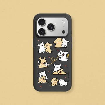 犀牛盾 SolidX 磁吸手機殼∣線條小狗/相愛相殺的日常 for iPhone