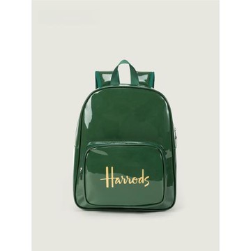 歐美時尚大容量果凍雙肩包男女2023新款字母背包防水pvc休閑書包