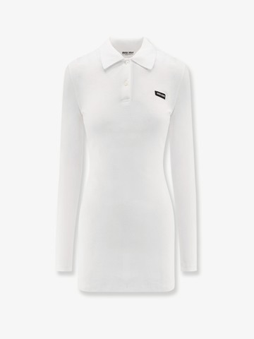 Cotton short dress - MIU MIU - gender_Woman