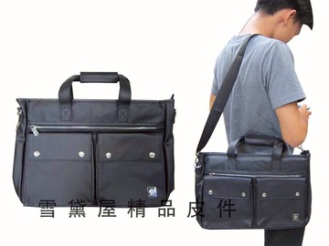 限時 滿3千賺10%點數↘ | ~雪黛屋~SPYWAL文件包中小型容量公事包進口防水防刮皮革材質可手提肩背斜側背可放A4資料夾電腦SW1968A