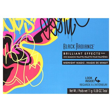 Black Radiance, Brilliant Effects，眼影盤，午夜魔術，0.38 盎司（11 克）