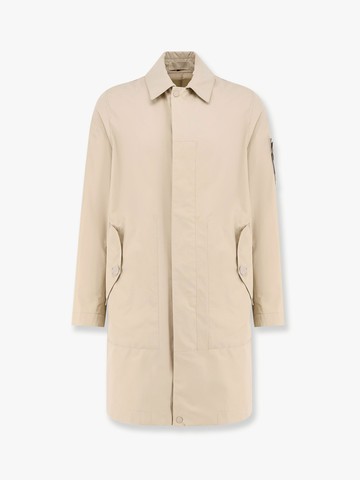 Organic cotton trench with iconic patch - STONE ISLAND - gender_Man