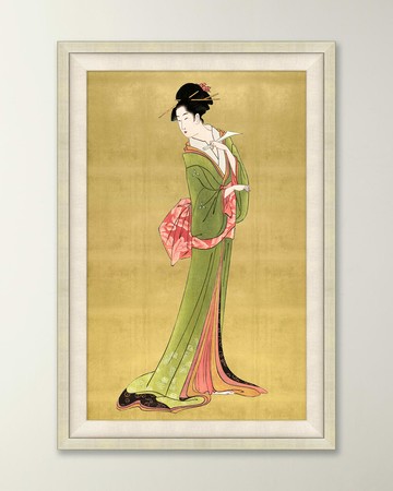 "Floral Geisha 2" Wall Art