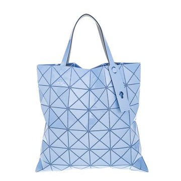ISSEY MIYAKE 三宅一生 BAOBAO 新款LUCENT ONE-TONE三角格6X6手提包 (LIGHT BLUE)