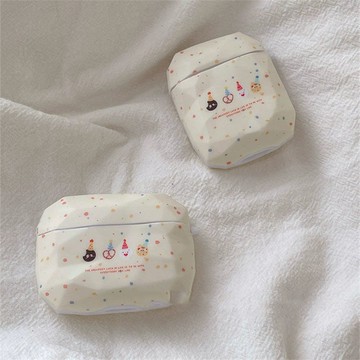 耳機保護殼 ins日韓簡約創意餅幹airpods pro1代保護套蘋果藍牙2代3代耳機殻