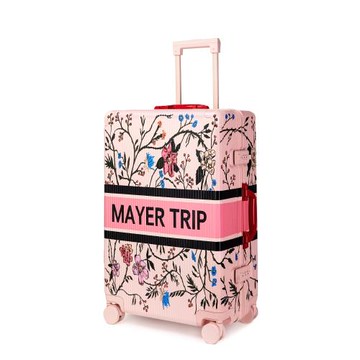 MAYERTRIP新款花系列行李箱ins網紅新款女萬向輪旅行箱拉桿密碼箱