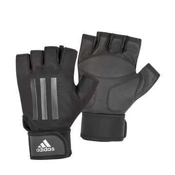 adidas 愛迪達 進階加長防護手套  M(17.5 x 10 x 4.5cm)  極致灰  1雙